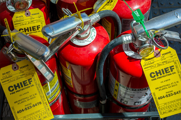 Group of Chief Facility Defense's extinguishers